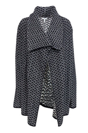 Current Boutique-Joie - Black & White Open Front Cardigan Sz M