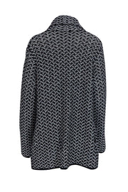 Current Boutique-Joie - Black & White Open Front Cardigan Sz M