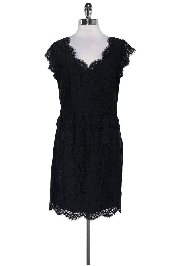 Current Boutique-Joie - Black Lace Dress Sz S