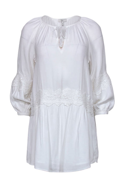 Current Boutique-Joie - White Boho Peasant Dress Sz XS