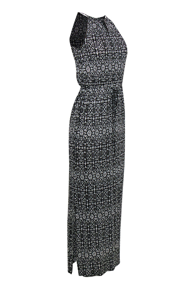 Current Boutique-Joie - Black & White Printed Sleeveless Maxi Dress Sz XXS