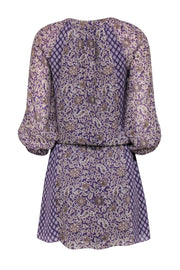 Current Boutique-Joie – Purple Paisley Print Dress Sz XXS