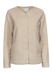 Current Boutique-Joie - Tan Teddy Snap Front Jacket Sz M