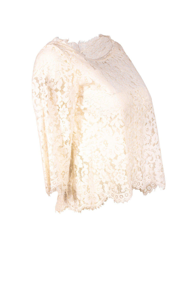 Current Boutique-Joie - Cream Lace Top Sz XS