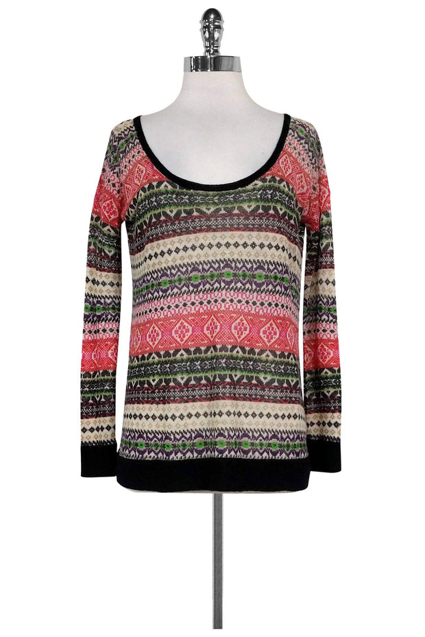 Current Boutique-Joie - Multicolor Keion Caviar Sweater Sz S