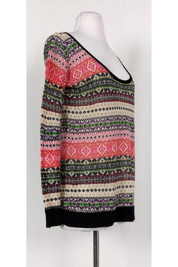 Current Boutique-Joie - Multicolor Keion Caviar Sweater Sz S