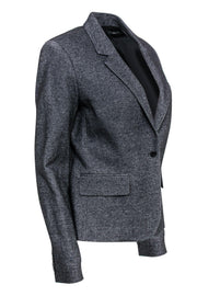 Current Boutique-Joseph - Gray Heathered Single Button Blazer Sz 10