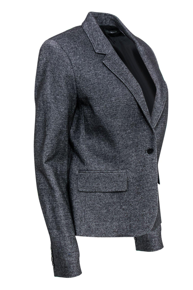 Current Boutique-Joseph - Gray Heathered Single Button Blazer Sz 10