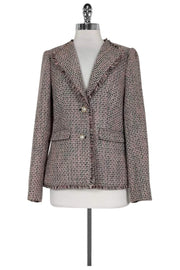Current Boutique-Karl Lagerfeld - Multicolor Tweed Blazer Sz 4