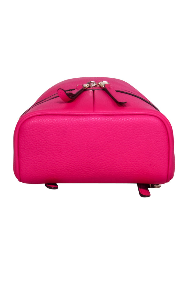 Current Boutique-Kate Spade - Fuchsia Textured Leather Mini Backpack