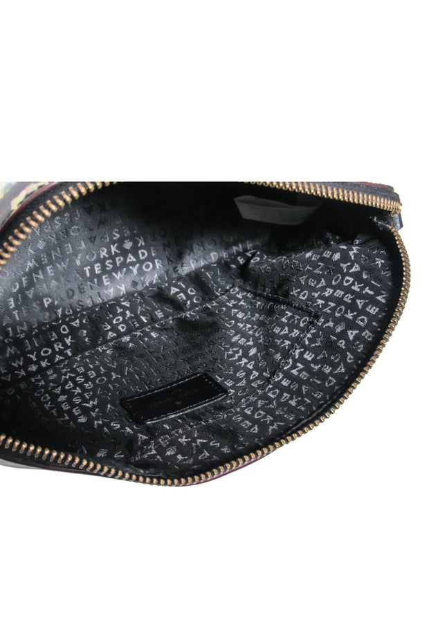 Current Boutique-Kate Spade - Black & Multicolor Abstract Print Crossbody Purse