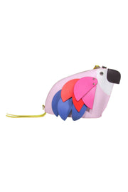 Current Boutique-Kate Spade - Pink Parrot Crossbody w/ Multicolor Feathers