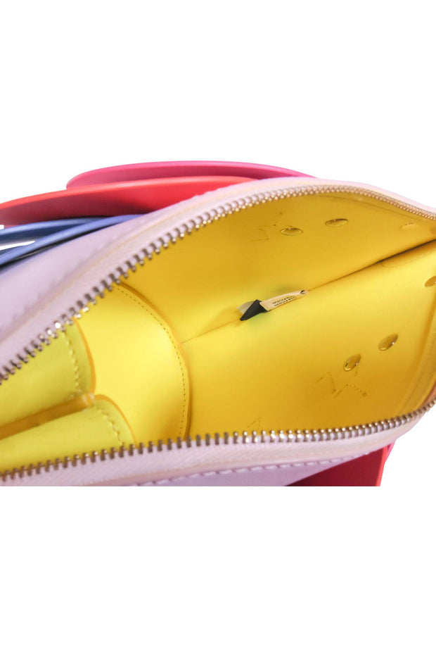 Current Boutique-Kate Spade - Pink Parrot Crossbody w/ Multicolor Feathers