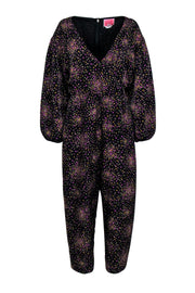 Current Boutique-Kate Spade - Black w/ Multi Color Speckled Jumpsuit Sz 10