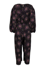 Current Boutique-Kate Spade - Black w/ Multi Color Speckled Jumpsuit Sz 10