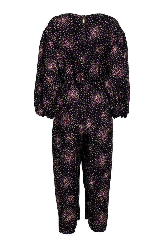 Current Boutique-Kate Spade - Black w/ Multi Color Speckled Jumpsuit Sz 10