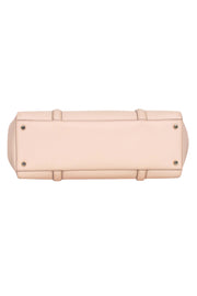 Current Boutique-Kate Spade - Peach Pink Textured Leather "Miles" Carryall Satchel