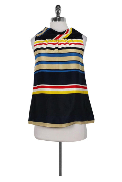 Current Boutique-Kate Spade - Wide Collar Striped Top Sz 0