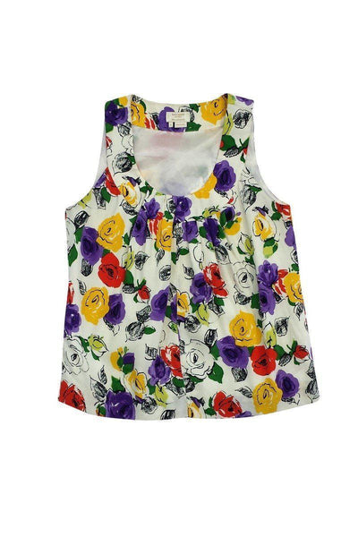 Current Boutique-Kate Spade - Multicolor Floral Print Top Sz S