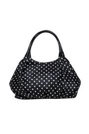 Current Boutique-Kate Spade - Black & White Polka dot Top Handle Shoulder Bag