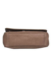Current Boutique-Kate Spade - Taupe Reptile Textured Leather Shoulder Bag
