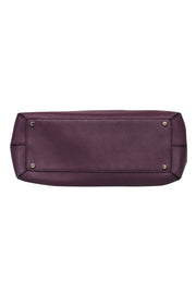 Current Boutique-Kate Spade - Plum Saffiano Leather Tote
