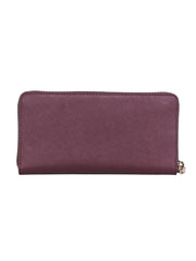 Current Boutique-Kate Spade - Maroon & Pink Large Continental Wallet