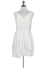 Current Boutique-Keepsake - White Eyelet Fit N Flare Dress Sz M