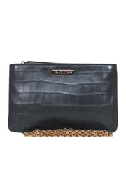 Current Boutique-Kelly Wynne - Grey Reptile Convertible Crossbody