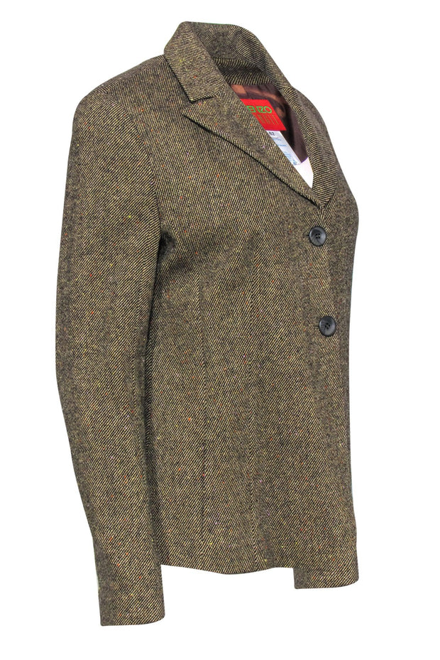 Current Boutique-Kenzo Jungle - Vintage Brown Wool Blazer Sz 10