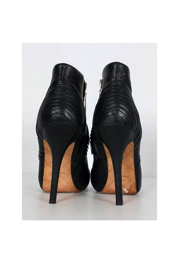 Current Boutique-L.A.M.B. - Black Leather Booties Sz 6