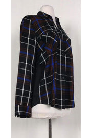 Current Boutique-L'Agence - Multi Plaid Denise Shirt Sz XS