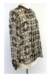 Current Boutique-L'Agence - Butterfly Print Silk Blouse Sz XS