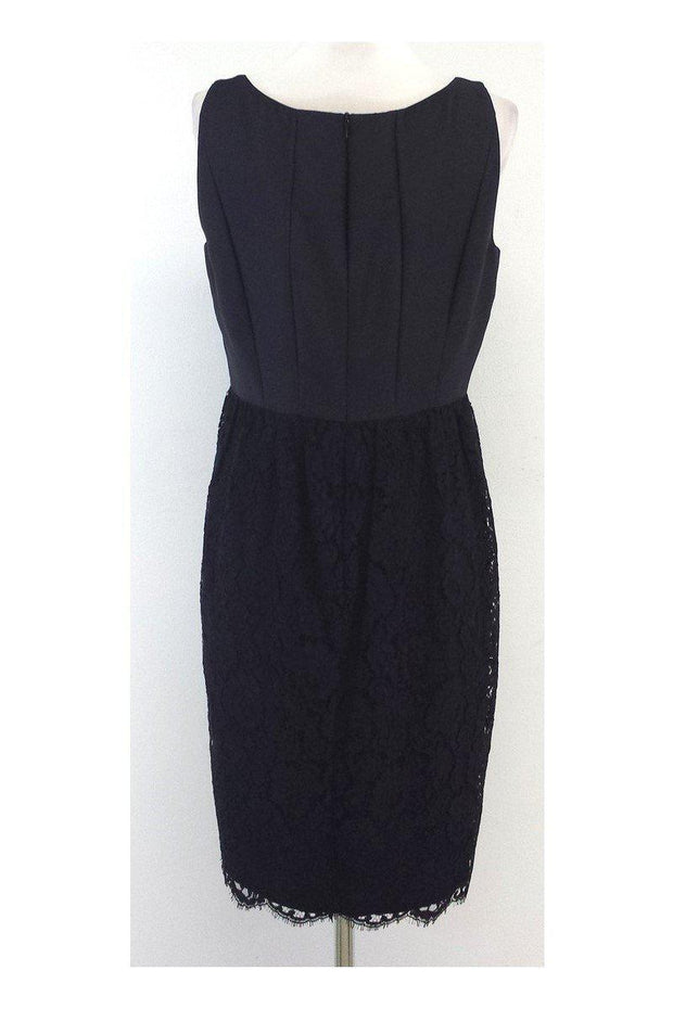 Current Boutique-L.K. Bennett - Peppa Black Lace Dress Sz 8