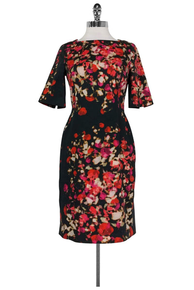 Current Boutique-L.K. Bennett - Multicolor Printed Dress Sz 4