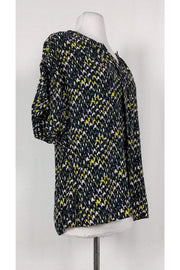 Current Boutique-Lafayette 148 - Multicolor Silk Blouse Sz 6