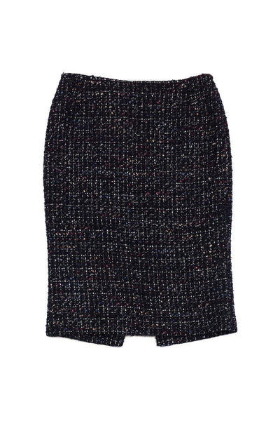Current Boutique-Lafayette 148 - Multicolor Tweed Pencil Skirt Sz 2