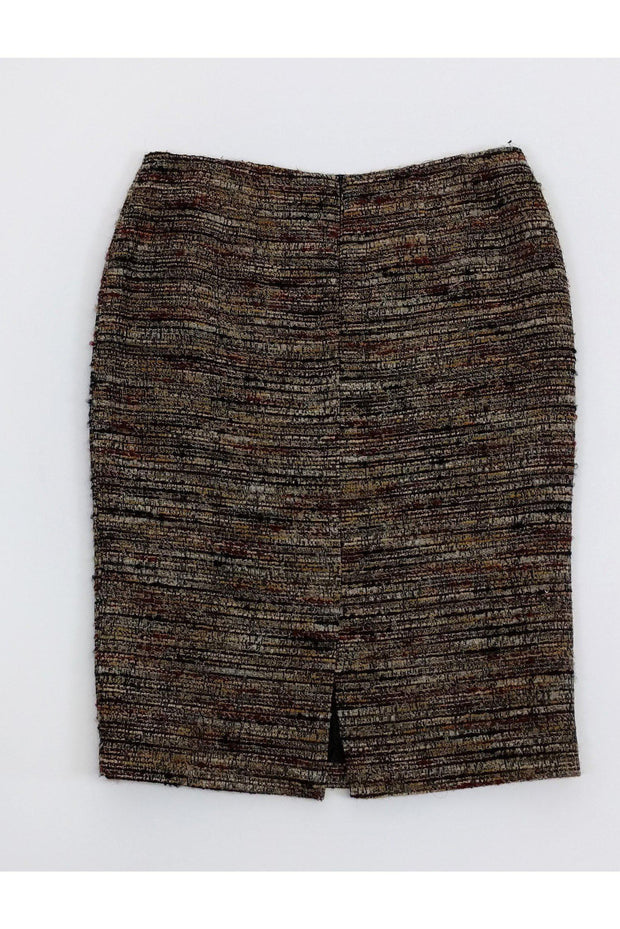 Current Boutique-Lafayette 148 - Multicolor Tweed Skirt Sz 8