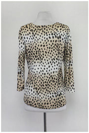Current Boutique-Leggiadro - Leopard Print Shirt Sz 4