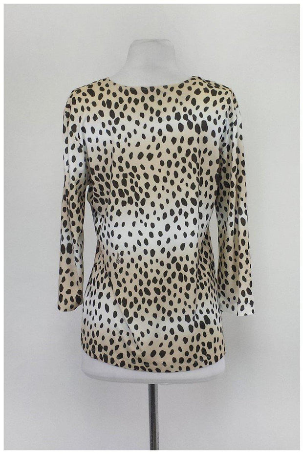 Current Boutique-Leggiadro - Leopard Print Shirt Sz 4
