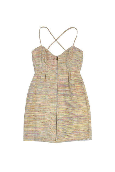 Current Boutique-Leona - Rainbow Tweed Zip Front Dress Sz 0