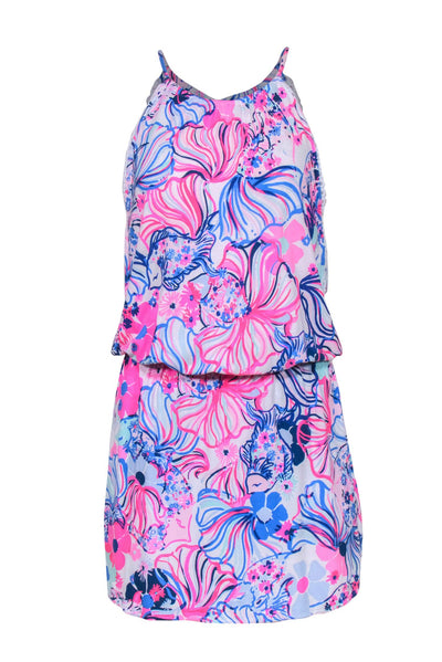 Current Boutique-Lilly Pulitzer - Hot Pink Print "Gianna" Skort Romper Sz S