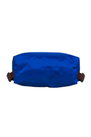 Current Boutique-Longchamp - Blue & Brown Mini Backpack w/ Leather Accents