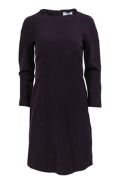 Current Boutique-M.M.LaFleur - Dark Eggplant Square Neckline Sheath Dress Sz 2