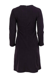 Current Boutique-M.M.LaFleur - Dark Eggplant Square Neckline Sheath Dress Sz 2