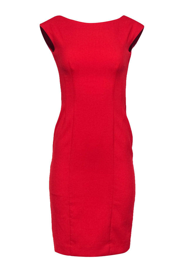 Current Boutique-Maeve - Red Cap Sleeve Midi Dress Sz 0