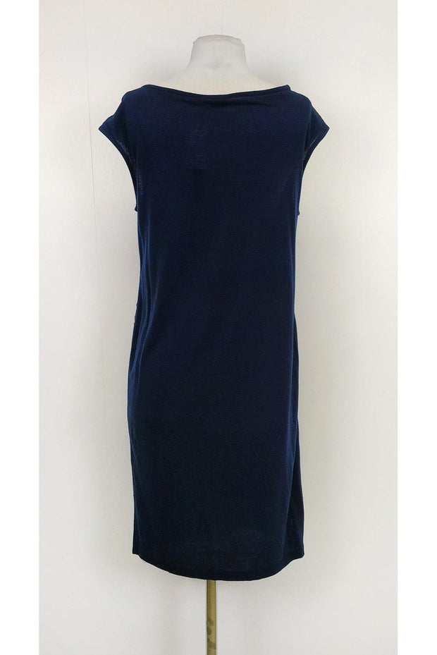 Current Boutique-Magaschoni - Navy Laser Cut Dress Sz S