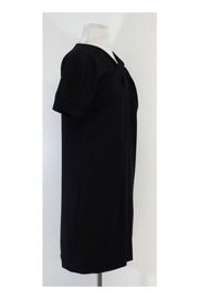 Current Boutique-Magaschoni - Black Short Sleeve Shift Dress Sz M