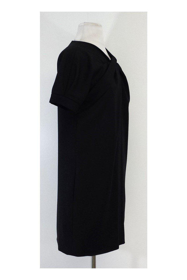 Current Boutique-Magaschoni - Black Short Sleeve Shift Dress Sz M