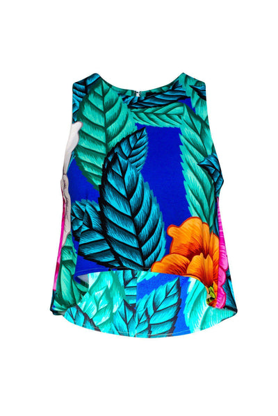 Current Boutique-Mara Hoffman - Multicolor Floral Tank Top Sz XS